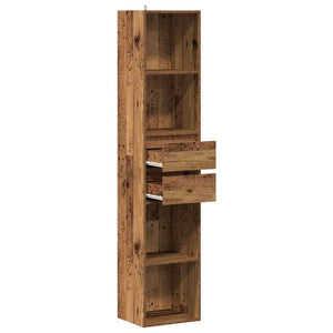 Bücherregal Altholz-Optik, 171 cm hoch