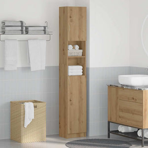 Badezimmerschrank Artisan Oak 32x25,5x190cm