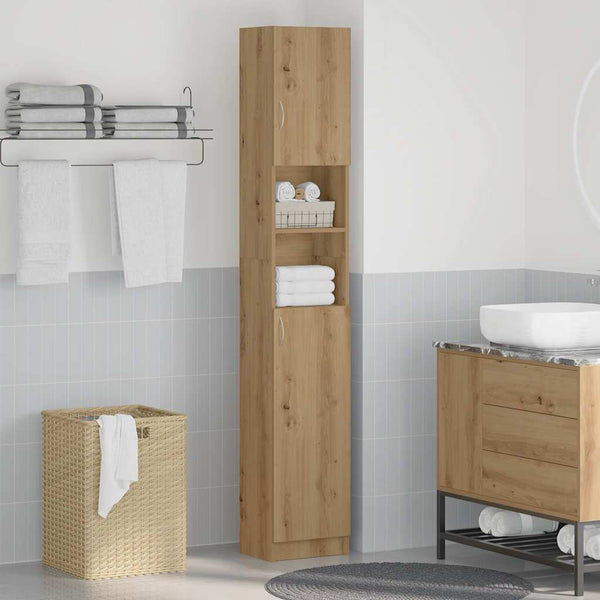 Badezimmerschrank Artisan Oak 32x25,5x190cm