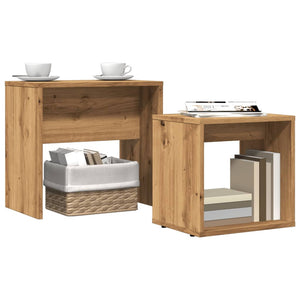 Satztische 2er Set Artisan Eiche