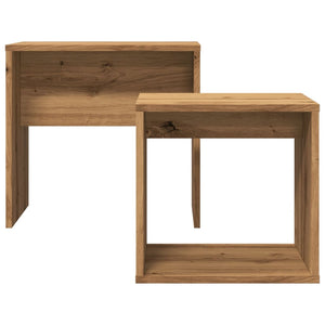 Satztische 2er Set Artisan Eiche