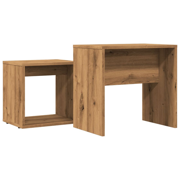 Satztische 2er Set Artisan Eiche