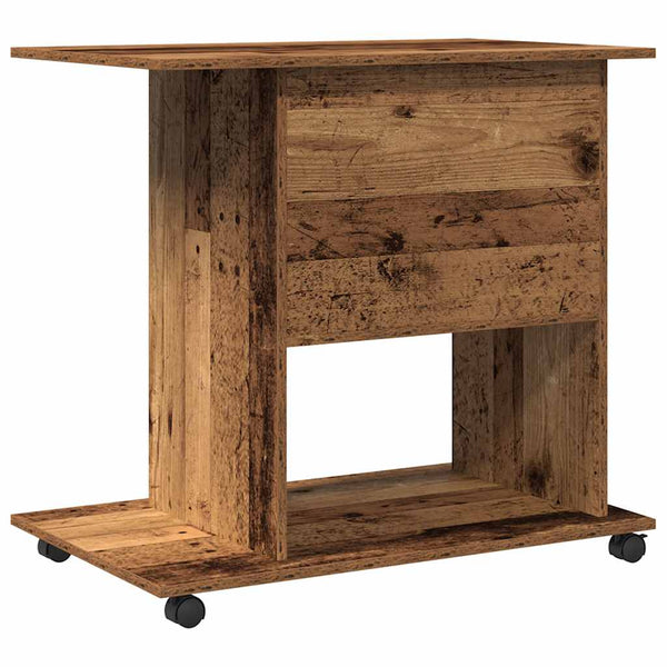 Schreibtisch Altholz-Optik, 80 cm