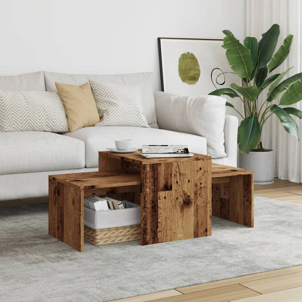 Couchtisch Altholz-Optik, 100 cm
