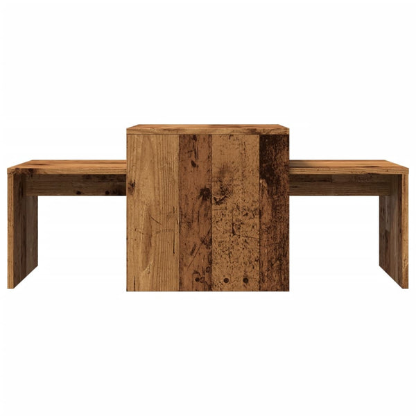 Couchtisch Altholz-Optik, 100 cm