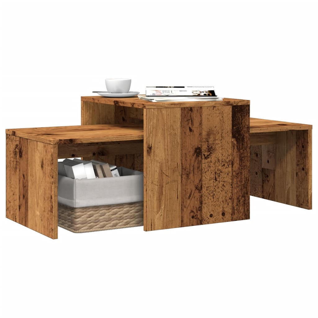 Couchtisch Altholz-Optik, 100 cm
