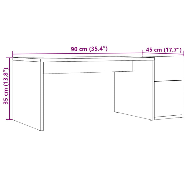 Couchtisch Artisan Eiche 90x45 cm