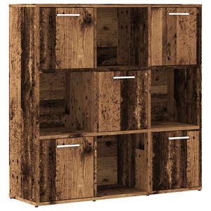 Bücherregal Altholz-Optik 90x90 cm