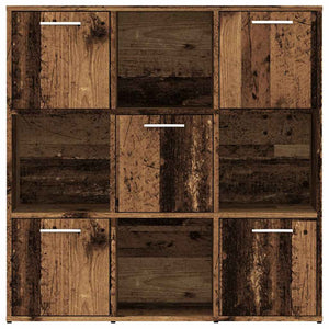 Bücherregal Altholz-Optik 90x90 cm