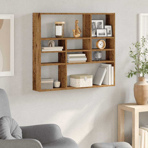 Wandregal Altholz-Optik 90cm