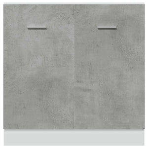 Spülenunterschrank Lyon Betongrau 80 cm