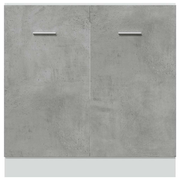 Spülenunterschrank Lyon Betongrau 80 cm