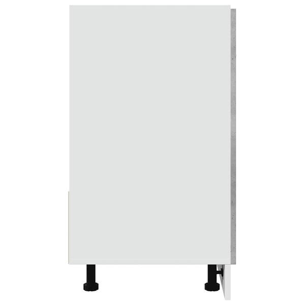 Spülenunterschrank Lyon Betongrau 80 cm