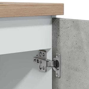Spülenunterschrank Lyon Betongrau 80 cm
