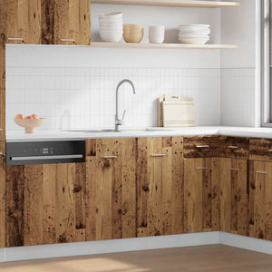 Spülenschrank Lyon Altholz-Optik 80 cm