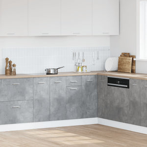 Betongrauer Schubunterschrank Lyon 40 cm