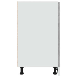 Betongrauer Schubunterschrank Lyon 40 cm