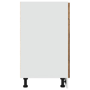 Küchen Unterschrank Lyon Altholz-Optik