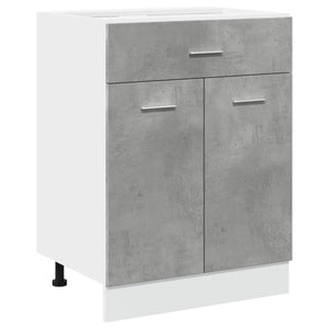 Betongrauer Schubladenschrank Lyon 60 cm