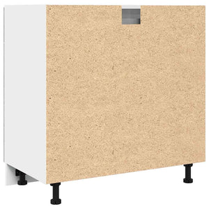Betongrauer Schubunterschrank Lyon, 80 cm