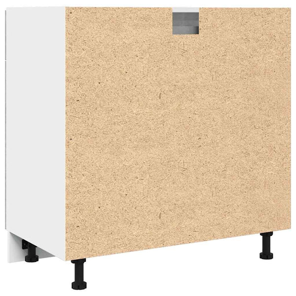 Betongrauer Schubunterschrank Lyon, 80 cm