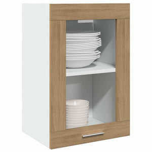 Hängeschrank Lyon Glas Artisan-Eiche 40 cm