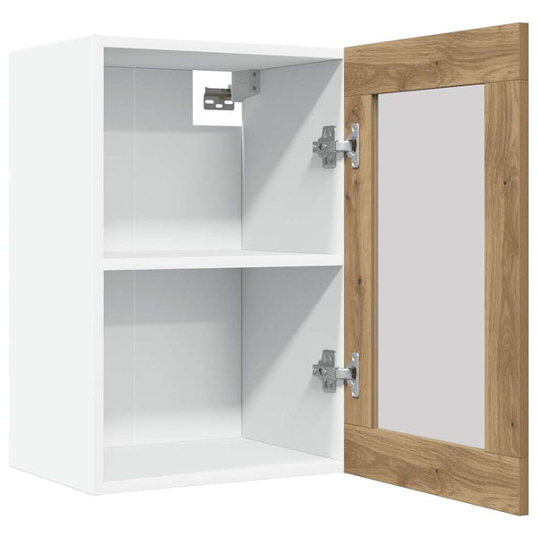 Hängeschrank Lyon Glas Artisan-Eiche 40 cm