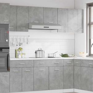 Hängeschrank Lyon Betongrau 30x60 cm