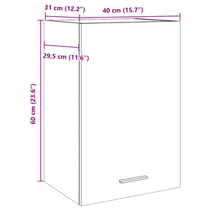 Hängeschrank Lyon Altholz-Optik 40x60 cm