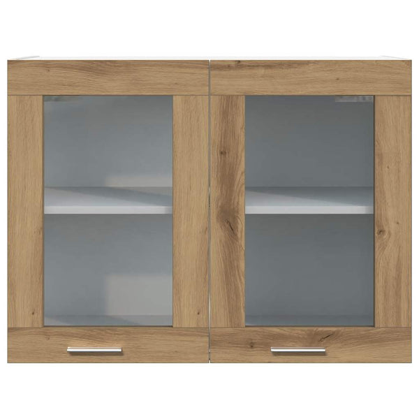 Hängeglasschrank Lyon Artisan-Eiche 80cm