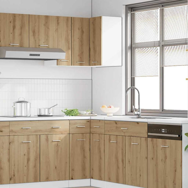 Eck-Hängeschrank Lyon Artisan-Eiche 57x57x60 cm