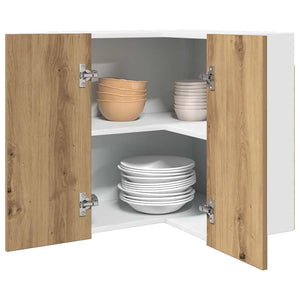 Eck-Hängeschrank Lyon Artisan-Eiche 57x57x60 cm