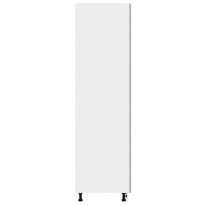 vidaXL Armoire réfrigérateur encastrable Lyon gris béton 60x57x207 cm Aggloméré