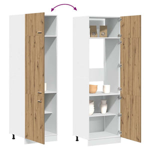 Kühlumbauschrank Lyon Artisan Eiche 60 cm
