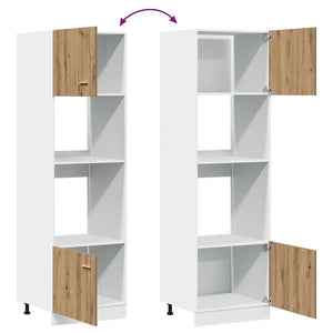 Mikrowellenschrank Lyon Artisan Eiche 60x207 cm