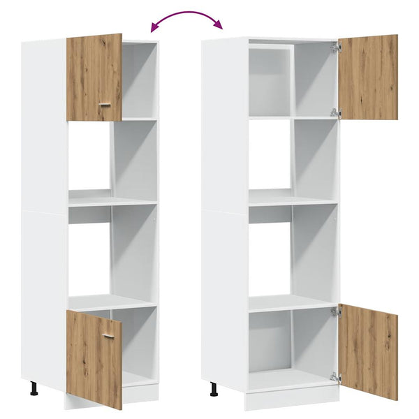 Mikrowellenschrank Lyon Artisan Eiche 60x207 cm