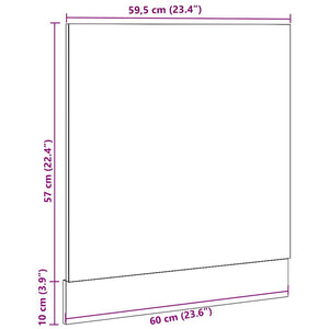 Geschirrspüler Blende Altholz-Optik 60 cm