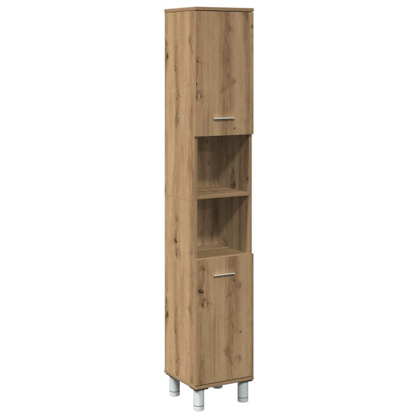 Badschrank Artisan Eiche 30x30x179 cm