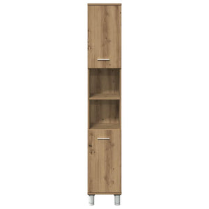 Badschrank Artisan Eiche 30x30x179 cm