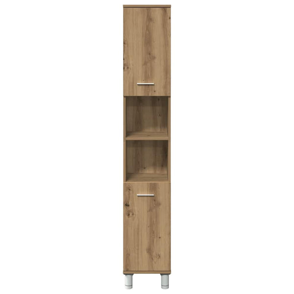 Badschrank Artisan Eiche 30x30x179 cm