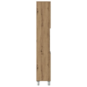 Badschrank Artisan Eiche 30x30x179 cm