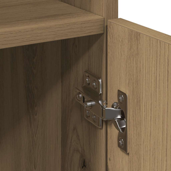 Badschrank Artisan Eiche 30x30x179 cm
