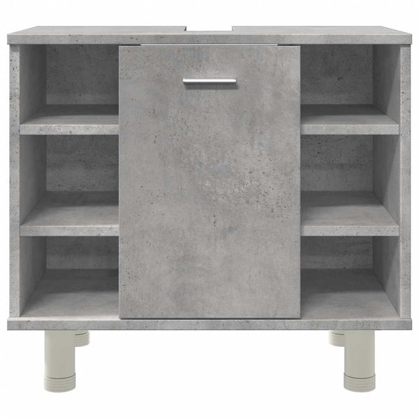 Betongrauer Badezimmerschrank 60 cm