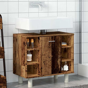 Badschrank Altholz Optik, 60 cm