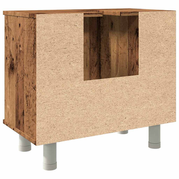 Badschrank Altholz Optik, 60 cm