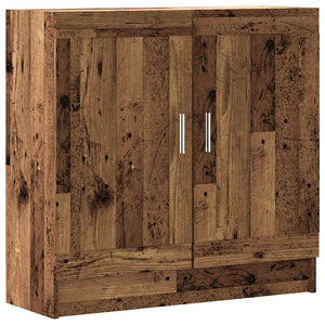 Bücherschrank Altholz-Optik, 82,5 cm