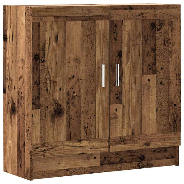 Bücherschrank Altholz-Optik, 82,5 cm