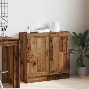 Bücherschrank Altholz-Optik, 82,5 cm