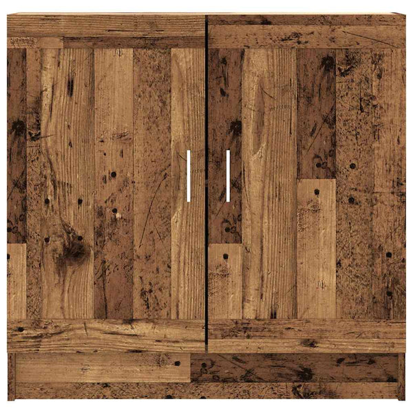 Bücherschrank Altholz-Optik, 82,5 cm