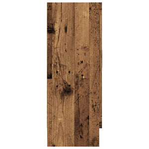 Bücherschrank Altholz-Optik, 82,5 cm